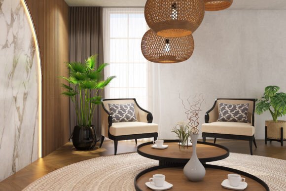 3D Render of Living Room 5
