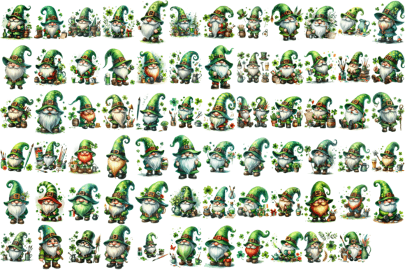 71 Watercolor St Patrick's Bundle