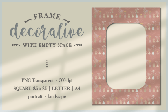 Boho Plants Frame PNG: A Versatile Tool for Creative Decor