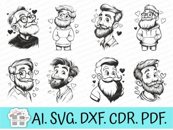 Grandpa SVG Vector Graphics for Laser: A Creative Solution for Personalized Gifts