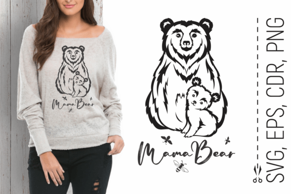 Mama Bear and Cub Mother's Day SVG: A Creative Tool for Every Maker