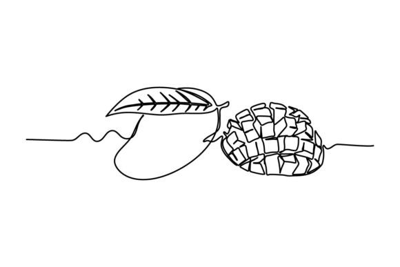 Mango One Continuous Line: A Versatile Design for Creative Expression