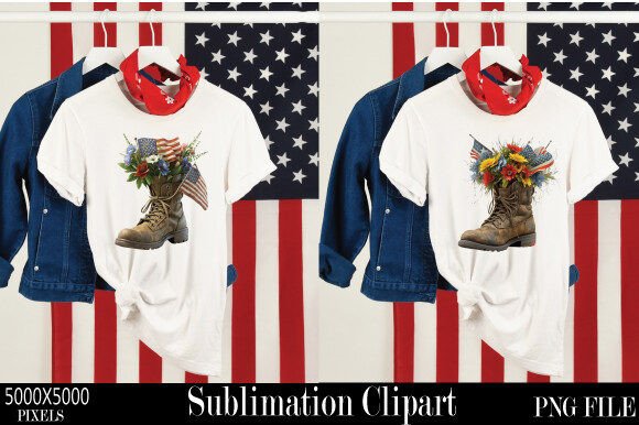 Memorial Day Watercolor Clipart 20