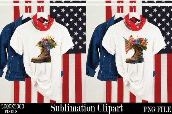 Memorial Day Watercolor Clipart 4