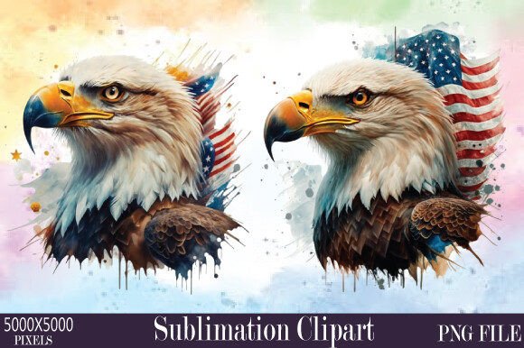 Memorial Day Watercolor Clipart 53: A Versatile Design for Creative Expression