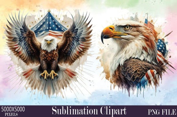 Memorial Day Watercolor Clipart 59