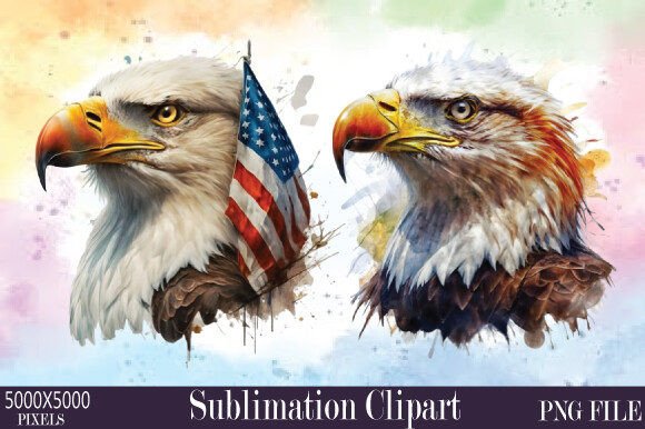 Memorial Day Watercolor Clipart 75