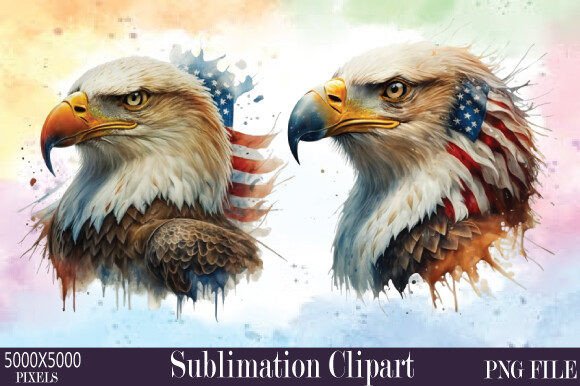 Memorial Day Watercolor Clipart 77