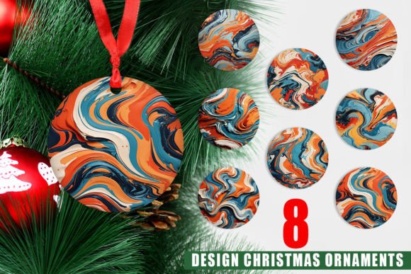 Ornament Colorful Marble: Festive Design for Every Occasion