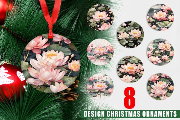 Ornament Lotus Pattern: A Unique Design for Christmas Decor
