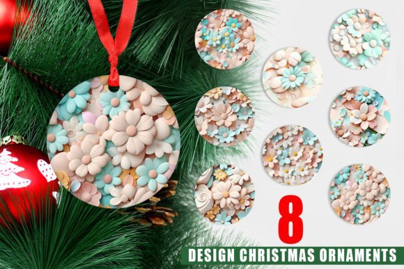 Ornament Pastel Flower Pattern