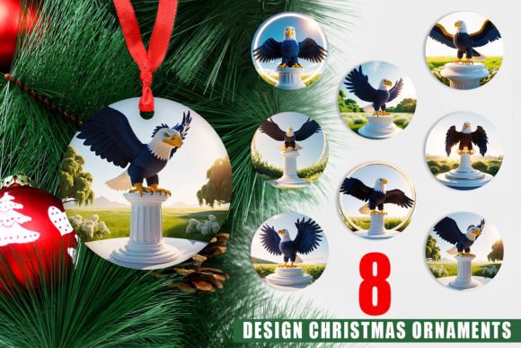 Ornament Patriotic Bald Eagle: A Unique Addition to Your Holiday Decor