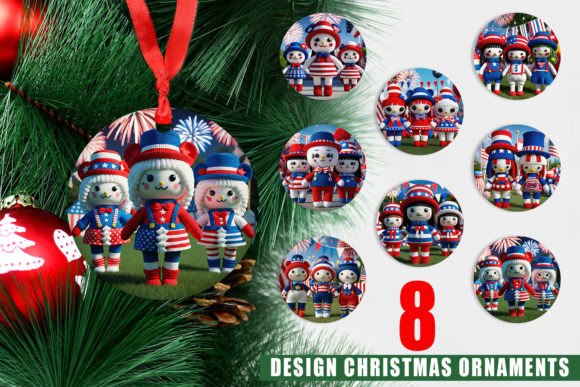 Ornament Patriotic Doll Crochet: A Versatile and Creative Christmas Design for Modern Businesses and Enthusiasts