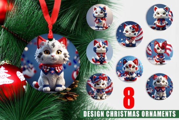 Ornament Patriotic Kitty Crochet: A Unique Blend of Craft and Celebration