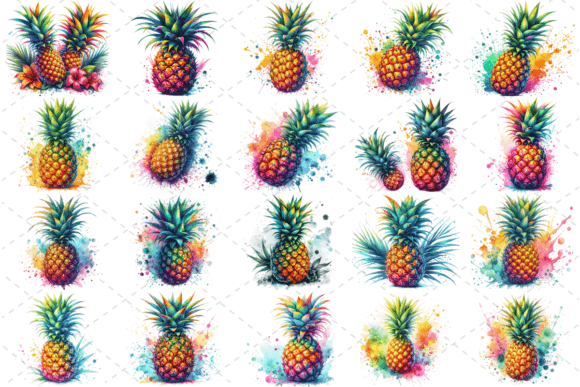 PineSplash Tropical Pineapple Bundle: A Vibrant Addition to Your Space