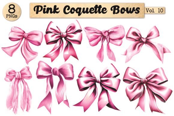 Pink Coquette Bows Vol. 10