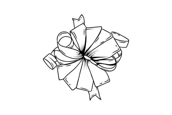 Tribal Ribbon Line Illustration: A Versatile Design Element for Gifts and Decor