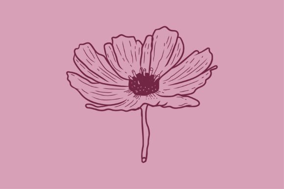 Vintage Flower Illustration: Timeless Beauty in Botanical Art