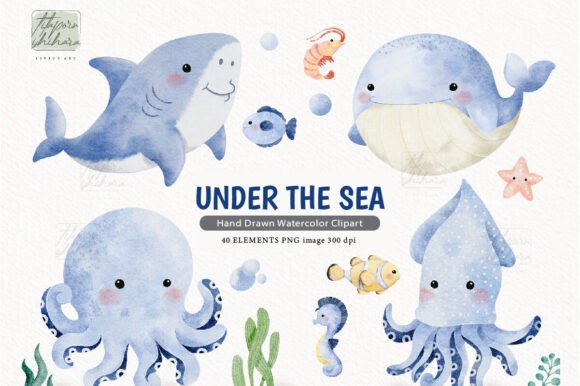 Watercolor Undersea Clipart: A Strategic Tool for Creative and Business Success